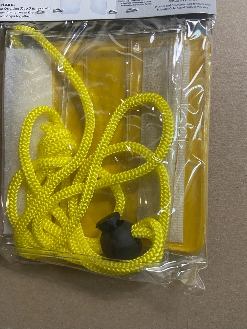 Water resistant Pouch Case for Cell Phones - Yellow
